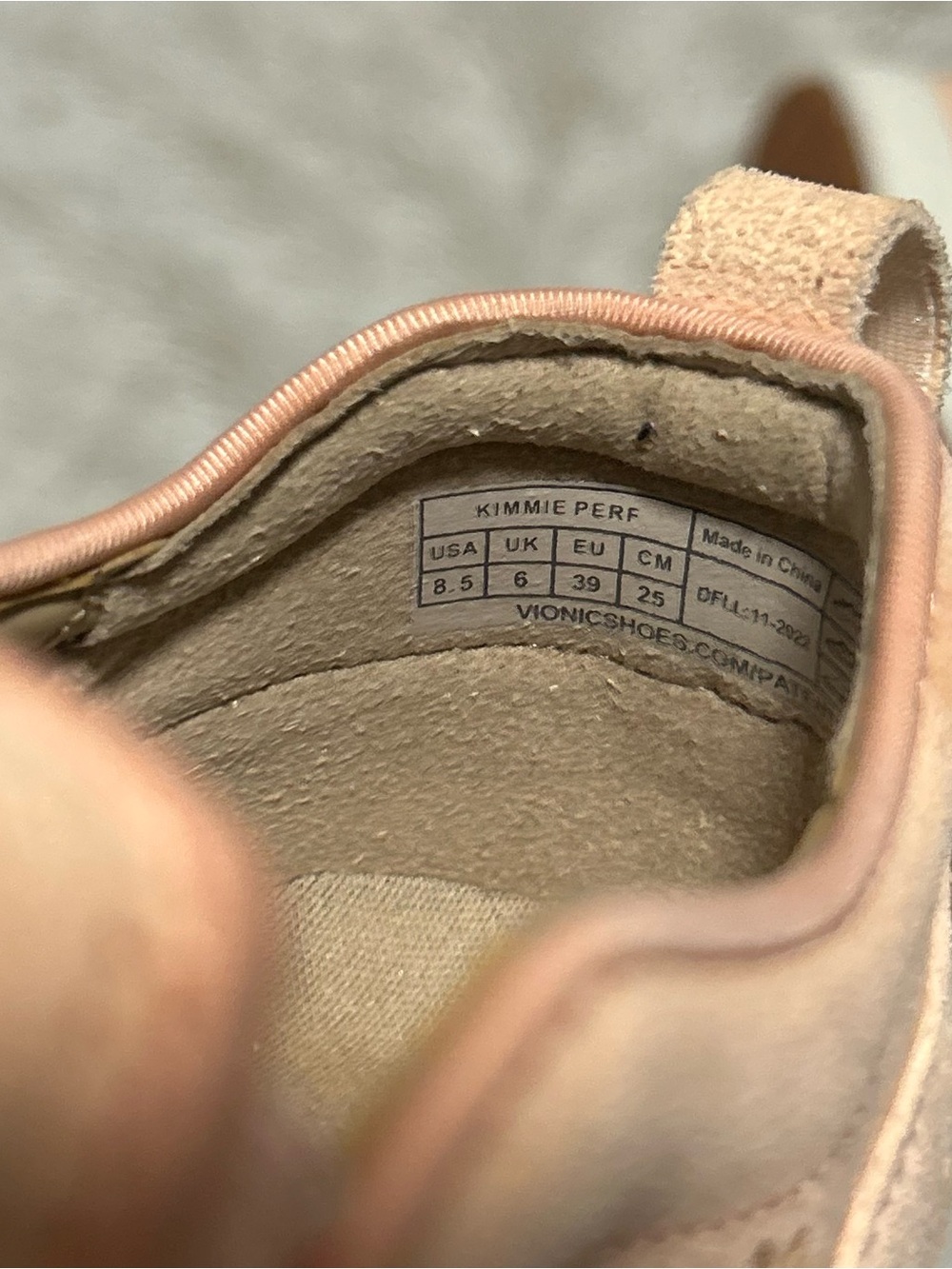 Vionic Kimmie Perf Sneakers - Picture 7 of 8